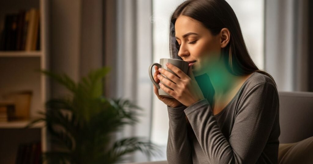 Té para aliviar el dolor de garganta de forma natural con ingredientes frescos como manzanilla y jengibre